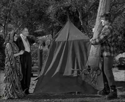- Where do you want it, dear?
- That will be just fine, sweetheart. - The Munsters
