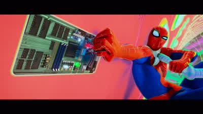 Where you going PeterAny last wordsCan I get a minute to think about it You have a penGoodbye Peter ParkerWho did thatMiles Spider ManWow Miles You're doing it on commandIt's about time rightLook who's here You figured it outI love you I am so proud of - Spider Man: Into the Spider Verse