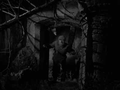 - Where is he?
- He was here a moment ago. - Frankenstein Meets the Wolf Man