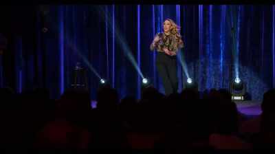 Where is he? 
Is anyone sucking him off right now, here? - Katherine Ryan: Glitter Room