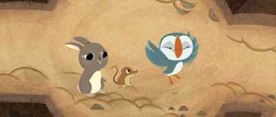 -Where is he?
-Where are we? - Puffin Rock and the New Friends