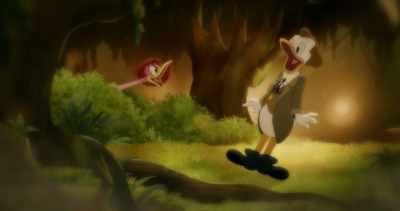 where I discovered
the curious Aracuan bird. - Legend of the Three Caballeros