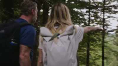 ...where it looks down
and through the trees. - Expedition Bigfoot