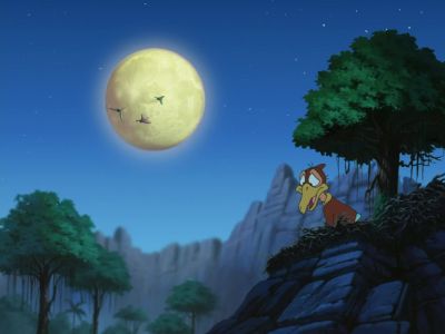 Where is she going - The Land Before Time VII: The Stone of Cold Fire