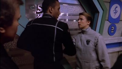 - Where is she?
- lnside. - Babylon 5