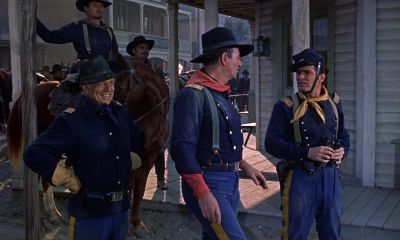 Where was that reb colonel The telegraph office - The Horse Soldiers