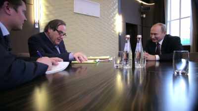 Where the older--
where the oligarchs thrived, - The Putin Interviews