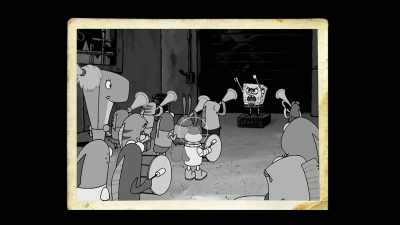 Where they had that one
last late-night rehearsal. - SpongeBob DocuPants