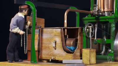 ..where, under much lower pressure,
it's turned back into gas. - Aussie Inventions That Changed The World