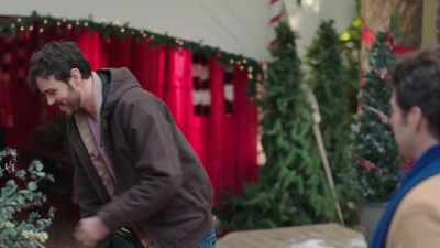 -Where would you like these?
-Oh, uh, just round back. - The Christmas Setup