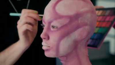 Whereas meanwhile, on the next planet... - Glow Up: Britain's Next Make-Up Star