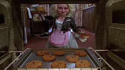Whereas Tiffany,
you know, she has - Living with Chucky