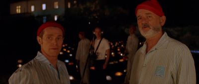 Where'd you come from You look pregnant I am pregnantI'm not even going to ask what you men are doing out here in your matching pajamas - The Life Aquatic with Steve Zissou