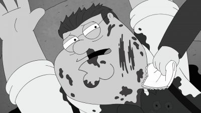 - Where's my family?
- Dead. All of them. - Family Guy