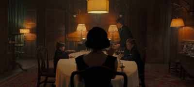 Where's my father?
Still on his walk. - A Very British Scandal