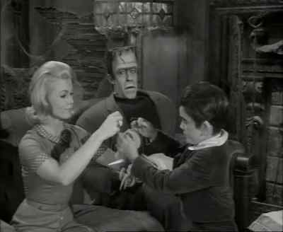 Where's Grandpa? He's
down in his laboratory. - The Munsters
