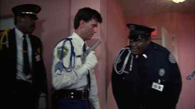 -Where's Harris?
-They kidnapped him, too. - Police Academy 5: Assignment: Miami Beach