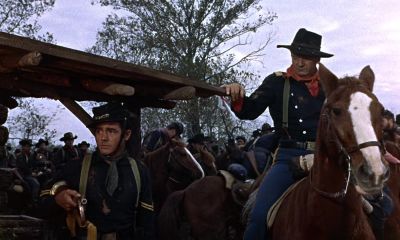 Where's your horse Back in the swamp sir - The Horse Soldiers