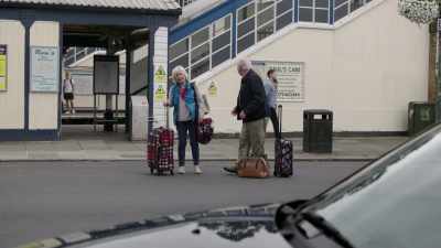 -Where's my paper, my newspaper? 
-Oh, Geoff, please! - Motherland
