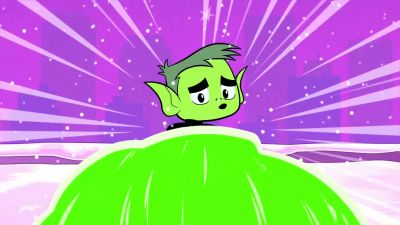 Where's your second
Christmas spirit? Ow! - Teen Titans Go!