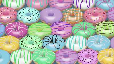 Where's the blue donut
with colored sprinkles? - Gabby's Dollhouse