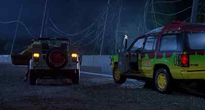 Where's the other car? - Jurassic Park