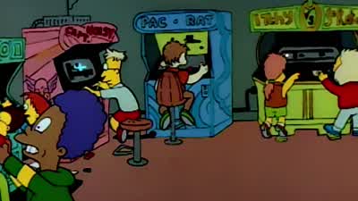 -Where's the video boxing? - The Simpsons