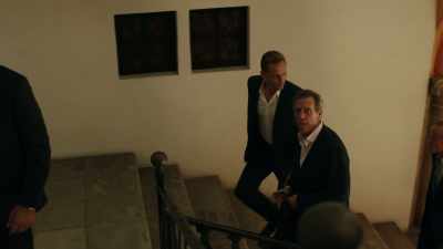 Where's, uh, Apostol?
Is he meeting us there? - The Night Manager