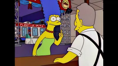 Wherever a Bavarian is not quite full you will be there - The Simpsons