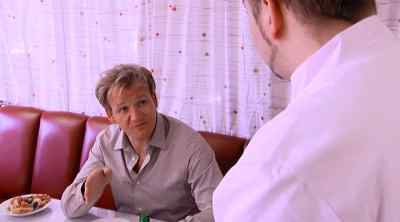 WHETHER I COME OVER
AND JUST SAY HELLO, - Kitchen Nightmares