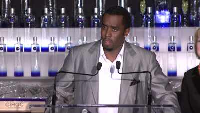 Whether it was our
support of Cristal - Diddy: Summit to Plummet