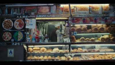 Whether it's coffee and a roll, - Street Food: USA