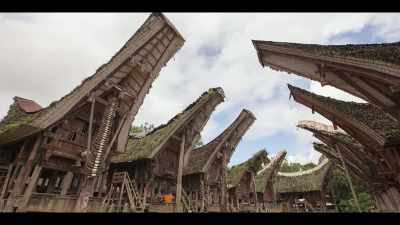 Whether modest stick shelters, staggering, stilt longhouses, - The History of Home Narrated by Nick Offerman