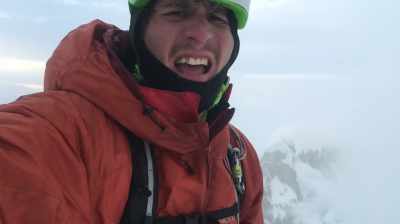 Whew, I'm on
the summit of Egger! - The Alpinist