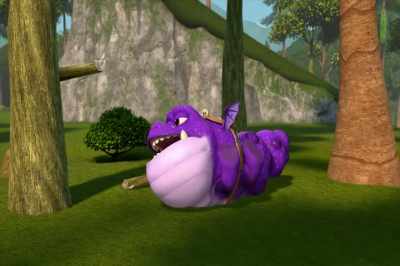 Whew. Okay, now I'm safe. Aah! - Dragons: Rescue Riders