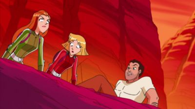 Whew, props are getting
so convincing these days. - Totally Spies!