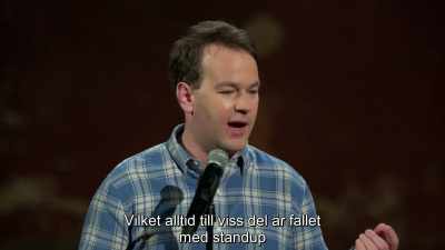 Which is always, by the way,
somewhat the case in comedy - Mike Birbiglia: Thank God for Jokes