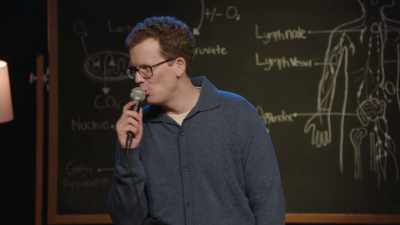 Which conspiracy theory am I
about to hear from this man? - Hank Green: Pissing Out Cancer