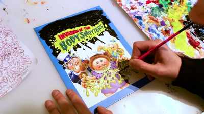Which helps with doing
the Garbage Pail Kids now - 30 Years of Garbage: The Garbage Pail Kids Story