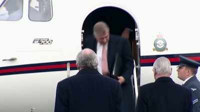 Which involved flying around
the world, - Prince Andrew: Banished