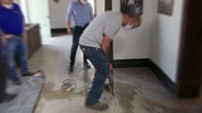 Which means this is gonna be
sledgehammer work. - Beyond Oak Island