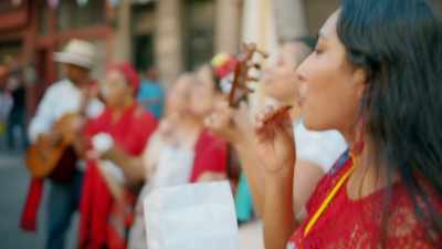 Which originally was a form
of protest music. - Eva Longoria: Searching for Mexico