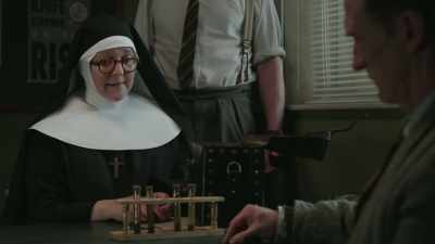  Which proves
 incontrovertibly, I'm afraid, - Sister Boniface Mysteries