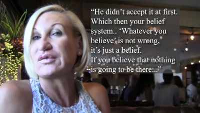 >> Which then, your
belief system-- - Hacking the Afterlife