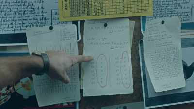 Which translate to "defense"
and "forget." - The Little Drummer Girl