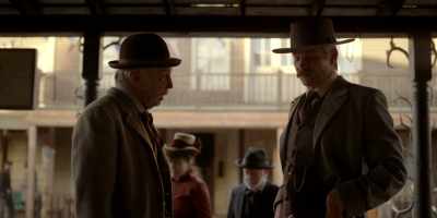 Which, uh, evidently,
Bullock that looks away, - Deadwood: The Movie