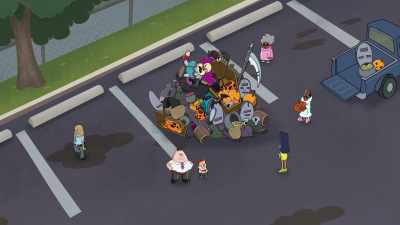 Which won't be easy
because Krupp and Melvin - The Spooky Tale of Captain Underpants Hack-a-ween