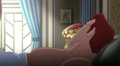 While a man can be fat or skinny, - Superman: Red Son