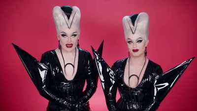 While you are all strapped
down and facing each other, - The Boulet Brothers' Dragula: Titans