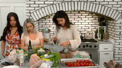 - While you are picking your basil, - Selena + Chef